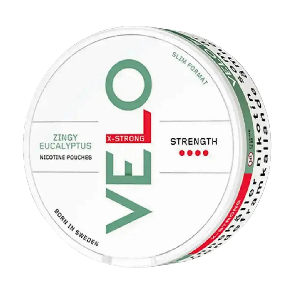Velo Zingy Eucalyptus Slim X-Strong 4/4 11mg