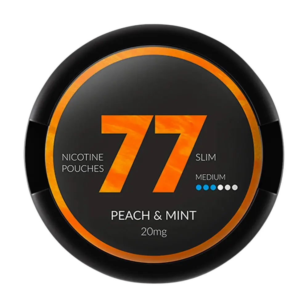 77 Peach & Mint Slim 3/6 20mg 10mg