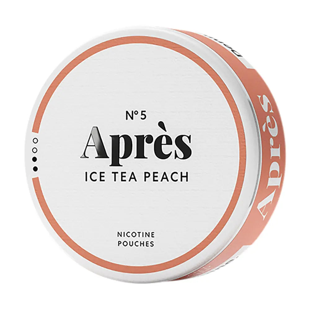 Apres All White No. 5 Ice Tea Peach Slim Wet No. 5 2/4 5mg