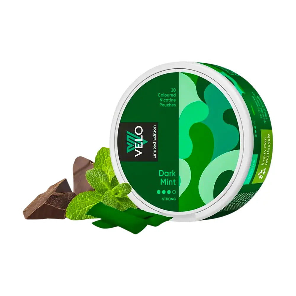 Velo Dark Mint Slim Strong 3/4 10mg